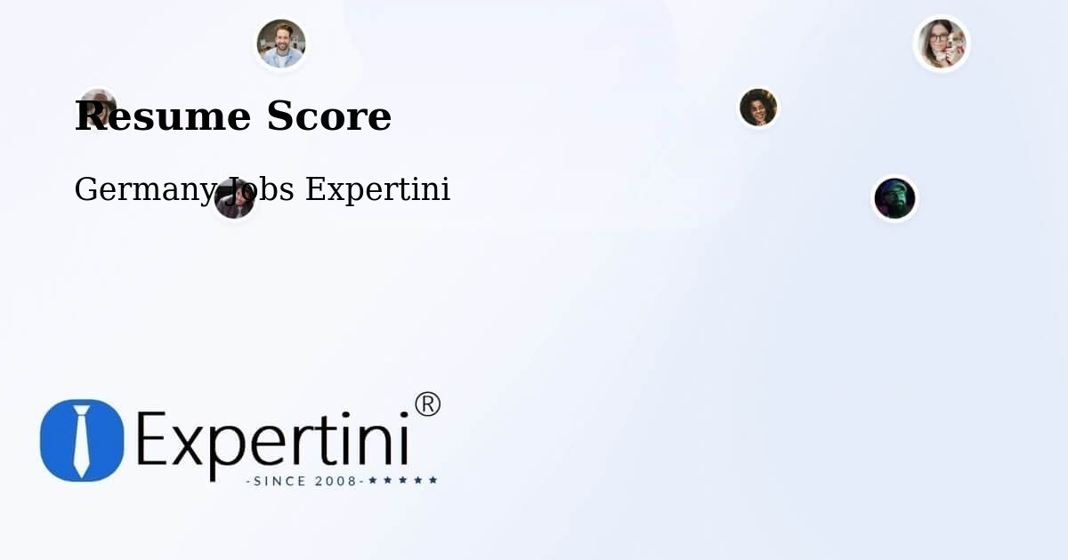 Resume Score & Job Description Match Tool – Gladbeck - Germany Jobs Expertini